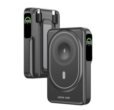 Green Lion Mag-Vision 10000mAh Power Bank with Holding Br...