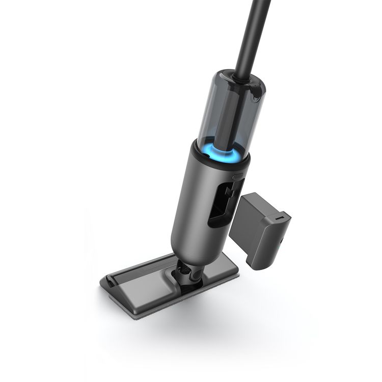 Powerology 2-in-1 Cordless Vacuum & Mop, 6500Pa Suction Power, 30 Min Working time, 115W Motor Power,  Li-ion Battery - Black