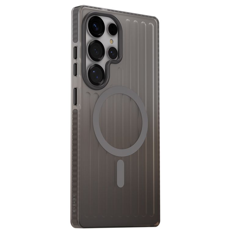 Levelo Cabin MagSafe Case for Samsung S26 Ultra, Shock-Resistant Bumper, Strong Magnets, 1.5m Drop Tested, Shockproof Corners, Enhanced Camera & Screen Protection, 2H Scratch Resistance, Ever-Clear Technology - Silverstone