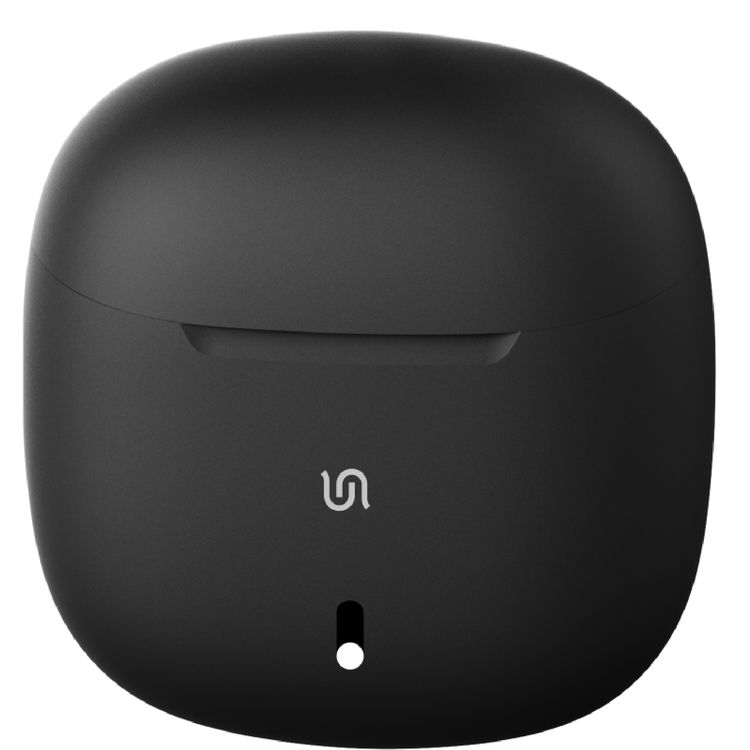 Porodo Soundtec Papillon True Wireless with Ergonamic Design, Touch Control, Auto-Pair, HiFi Audio, Deep Bass, 5 Hours Playtime, Type-C Charging - Black