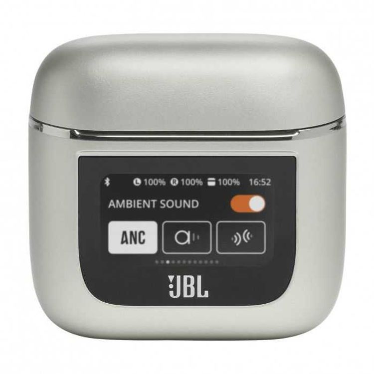JBL Tour Pro2 True Wireless Earbuds with Noise Cancelling, 40 Hours Maximum Play Time, Bluetooth 5.3, 2 Hours Charging Time - Champagne