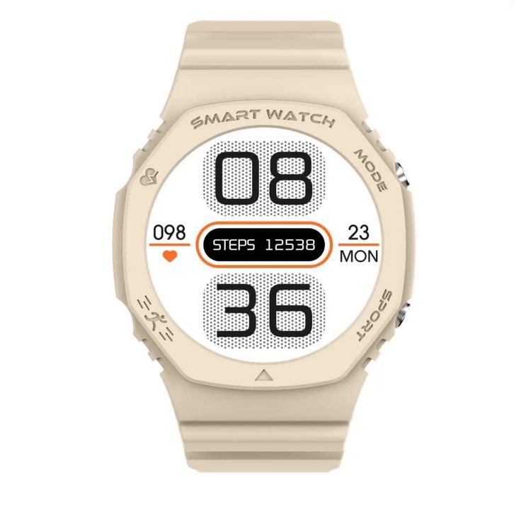 Green Lion G-Sports Smart Watch - Beige