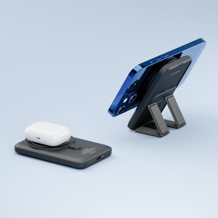 Porodo 5000mAh MagSafe Power Bank With Foldable Stand