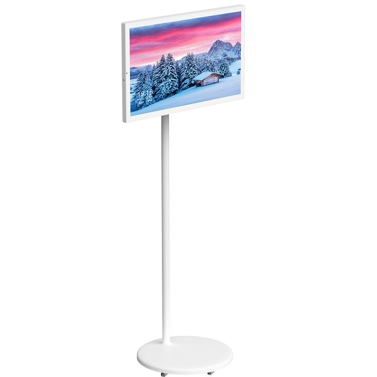 Powerology 32" Android Smart Screen, 15600 mAh Battery Capacity, 5 MP Camera, HDMI, USB-C, USB-A, 3.5 mm Audio Jack Ports, 3-Pin UK Plug - White