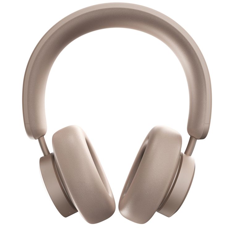 Urbanista Los Angeles Solar-Powered Wireless Headphones with Ambient Sound, Siri and Google Voice Assistant, Compatible with iOS & Android, Virtually Infinite Playtime - Sand Gold