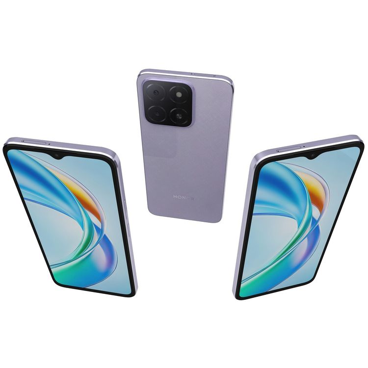 Huawei Honor X5b Plus TRA Version, 6.56", 4GB RAM, 64GB Storage, 50MP, Dual SIM, Android 14, GSM, HSPA, LTE - Starry Purple