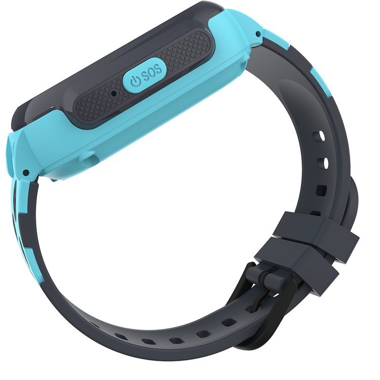 Porodo Kids 4G Smartwatch with Video Calling, 2 Days Working Time, Touch Screen, Count Steps, Body Temperature, Nano Sim Slot, 650mAh Battery - Blue