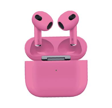 Porodo Blue Deep Bass Wireless Earbuds 3, 20 Hours Working Time, Type-C Charging Port, Environmental Noise Cancellation, Independent Earbuds, Touch Control - Pink