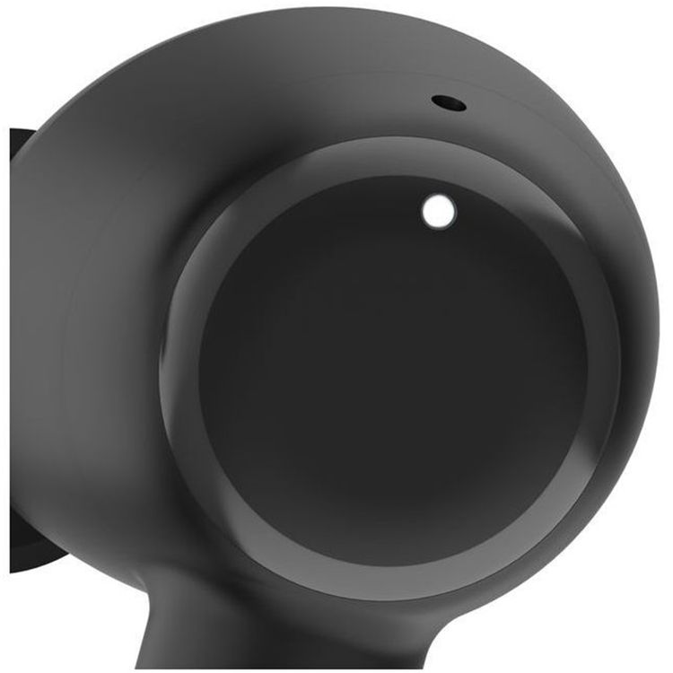 Belkin SoundForm Pulse Noise Cancelling Earbuds, Three Mics Per Earbud, 12 mm Dynamic Drivers, Comfortable Fit, Mono Mode, 35 Hours Battery Life - Black