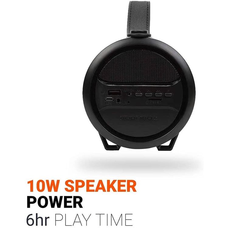Porodo Portable Bluetooth Speaker, Soundtec Chill Compact Portable Wireless Speaker with Built-in Rechargeable Battery 1500mAh, Pure Sound, 6-hours Play Time, 10W Speaker Power,