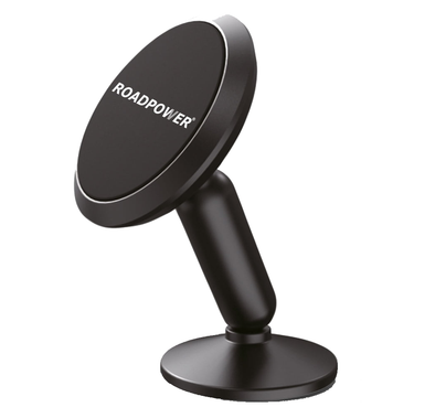 حامل الهاتف المحمول للسيارة من ROADPOWER، حامل مغناطيسي للوحة القيادة، لوحات معدنية، متوافق مع جميع الهواتف المحمولة