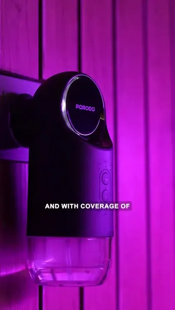 Porodo Wall Plug-in Essential Oil Diffuser with Customizable Mist Intervals in UAE | White Color | (PDLFST197WH)