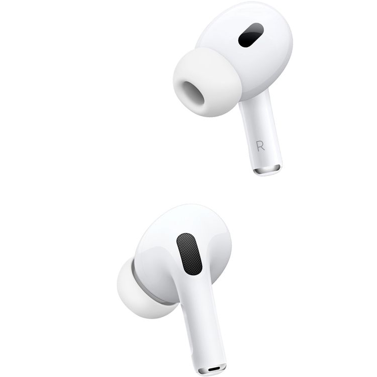 Porodo Blue Earbuds Pro 2 With Swipe Volume, 20 Hours Working Time, Wireless Charging, Deep Bass, Independent Earbuds, Touch Control -  White