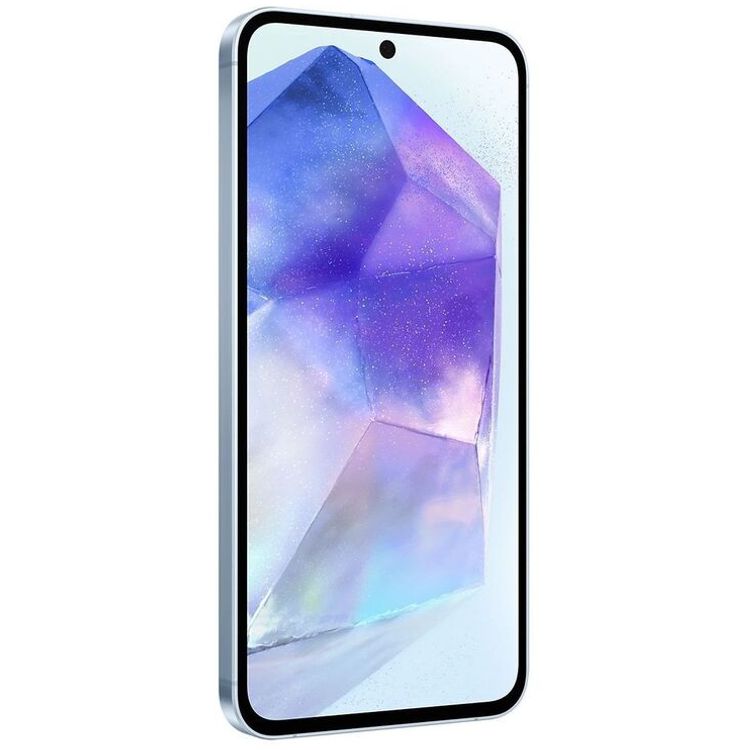 هاتف Samsung Galaxy A55 / 5G الذكي 8 جيجابايت/256 جيجابايت/مزدوج الشريحة - أزرق ثلجي رائع