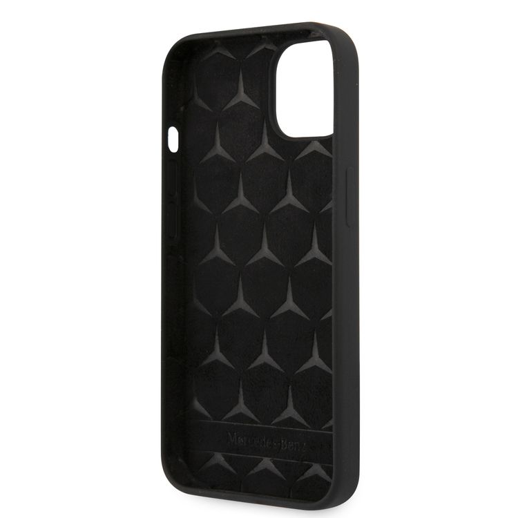 CG MOBILE Mercedes Benz Liquid Silicone Case with Microfiber Lining Compatible for iPhone 13 (6.1") Anti-Scratch, Easy Access to All Ports, Drop Protection