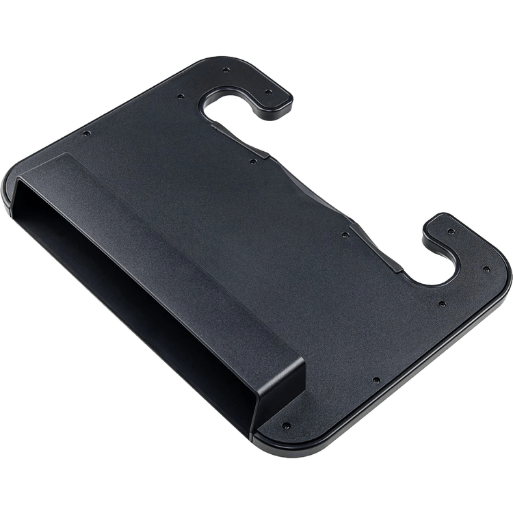 Green Lion Multi-Functional Steering Wheel Tray, 2kg Weight Capacity, Compatible with Circular Steering Wheels (35-42mm), Dual-Mount Design, Gap Storage Box, Easy Cleaning & Installation, Stable Dining Tray, Laptop Workstation, Tablet Slot & Cup Holder – Black