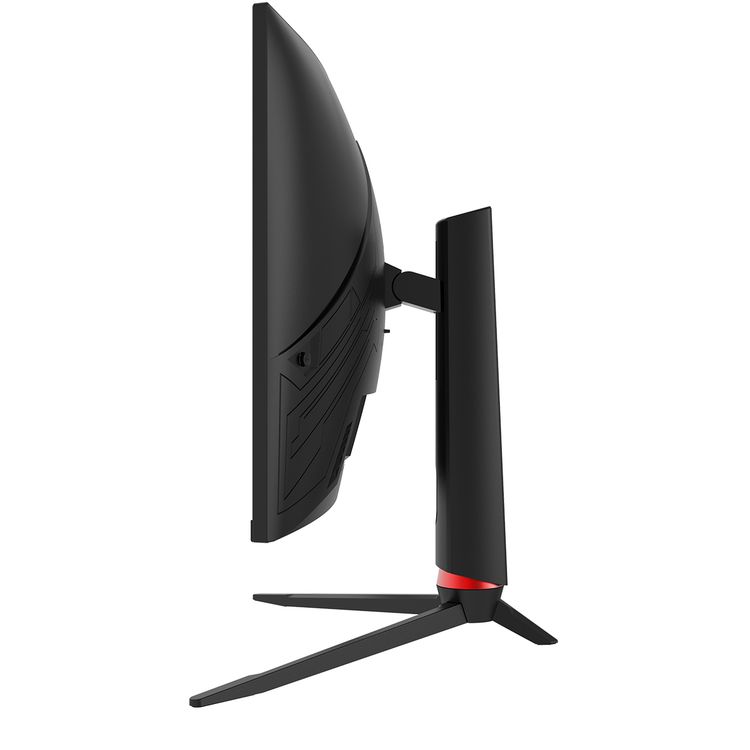 Porodo Gaming 27" 240Hz Curved Gaming Monitor Adjustable Rotating Stand - Black - 27 Inch
