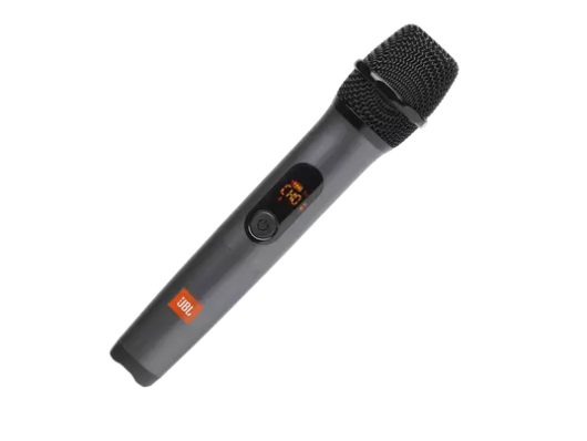 Includes 2 JBL nirkabel wireless microphones