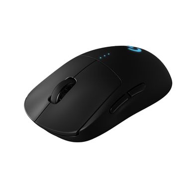 Logitech G PRO Wireless Gaming Mouse, HERO 25K Sensor, 25,600 DPI, RGB, Ultra Lightweight, 4 to 8 Programmable Buttons, Long Battery Life, On-Board Memory, Built for esport - Black