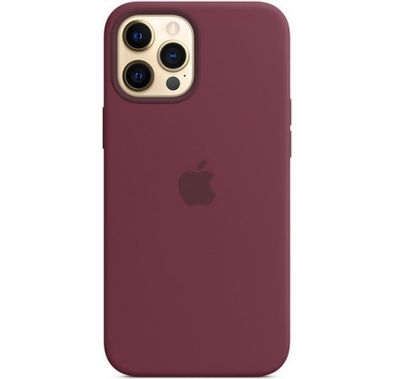 Apple iPhone 12 | 12 Pro (6.1") Silicone Case with MagSafe - Plum