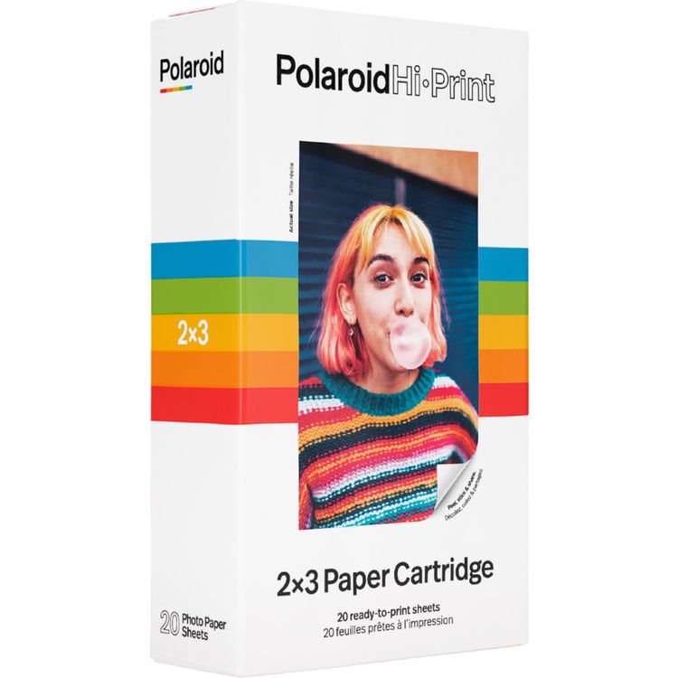2 x 3 Paper Cartridge  Polaroid Hi Print | 20 Sheets