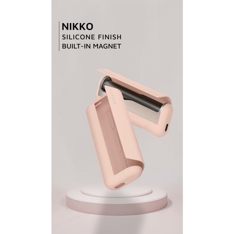 Levelo Nikko Silicone Case For IQOS Iluma Prime 2023, Slip-Resistant, Smooth Silicone Finish, Ultra Slim, Water, Impact & Dust Resistant - Beige 
