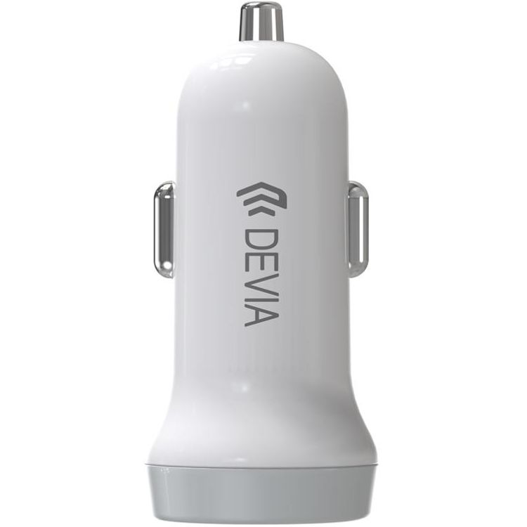Devia Smart Series Car Charger 3.1A with Micro USB Cable 1M 2.1A - White