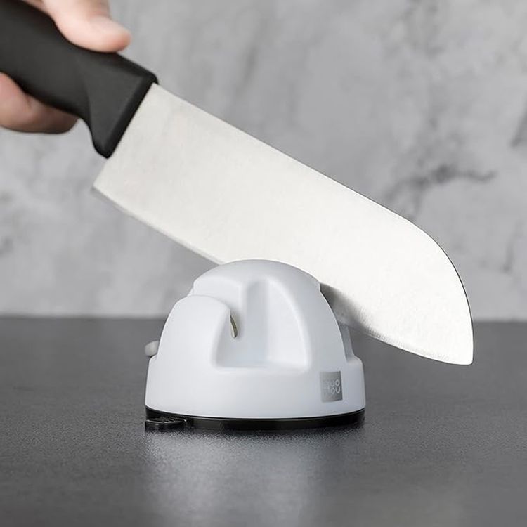 HUOHOU Mini Double Wheel Knife Sharpener HU0084 - White
