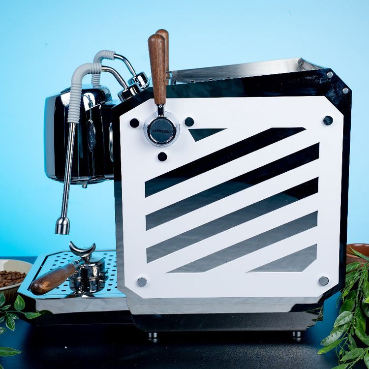 LePresso Corazzato 9-Bar Coffee Machine with Italian Rotary Pump, 3.0L Steam Boiler Capacity, Precise Temperature Control, Programmable Parameters, Pre-Infusion Control, 0.5L Coffee Boiler Capacity - Silver