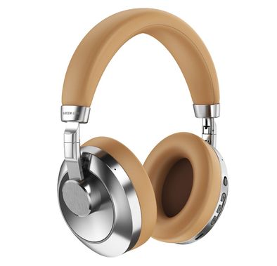 سماعات رأس لاسلكية Green Lion Rhythm X50 ANC مع 4 ميكروفونات، حتى 50 ساعة من وقت التشغيل، منفذ شحن USB-C، إصدار Bluetooth 6.0، نطاق نقل 10 أمتار، حجم مكبر الصوت 40 مم، بطارية بسعة 350 مللي أمبير، وسائد أذن مبطنة، تصميم قابل للطي - باللون البني