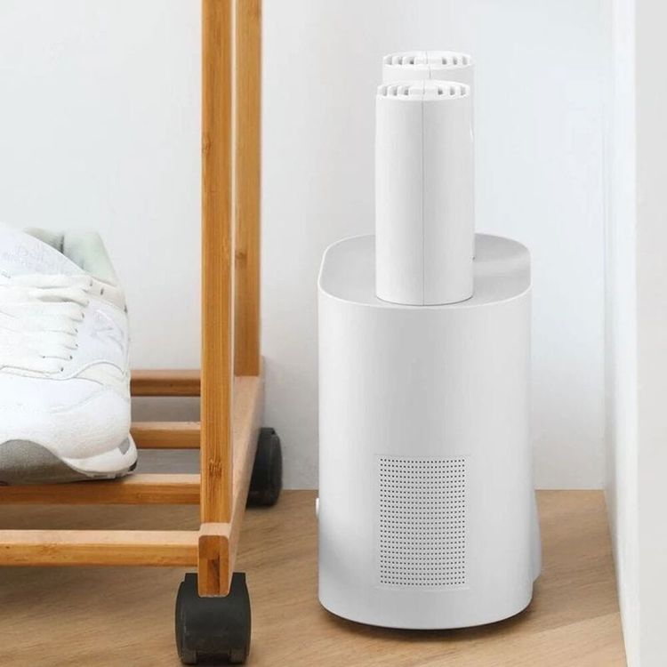 Xiaomi DEM-HX10W Mijia DEERMA Intelligent Multi-Function Retractable Shoe Dryer, U-shaped air outlet, Portable size and flexible tubes- White