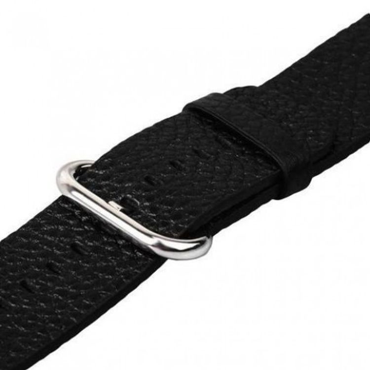 Coteetci WH5263 Leather WAtchband for iWatch 44mm-Black