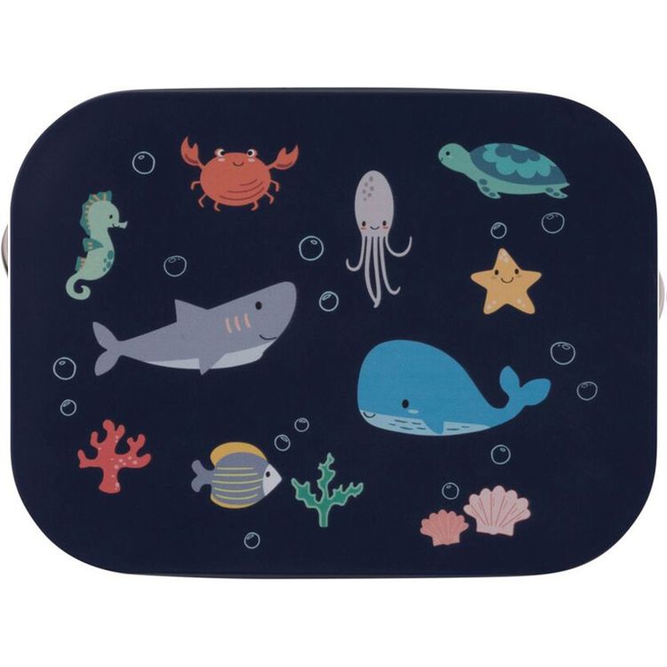 صناديق الغداء الصغيرة لوند لندن  - أزرق غامق