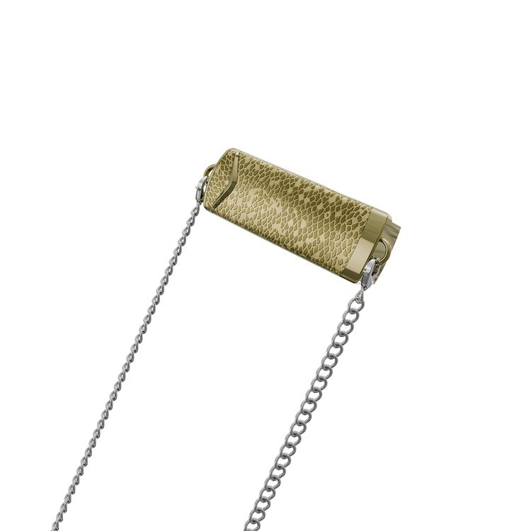 Levelo Lana Crossbody Chain Back Clip Phone Holder with Aluminum Material, 1.2m Chain Length, Anti-Corrosion Chain, Universal Compatibility -  Desert Titanium