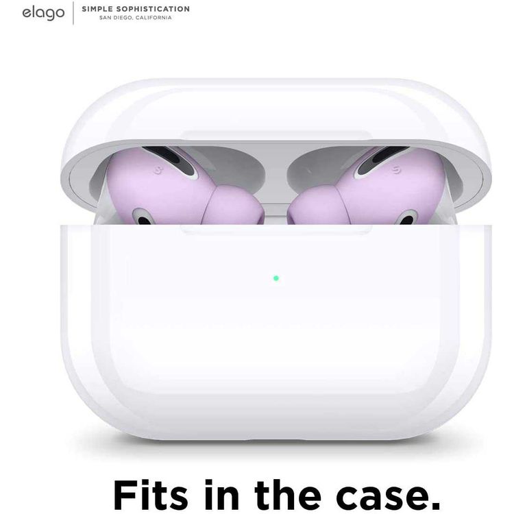 غطاء Elago Airpods Pro Earbuds Plus مع أطراف مدمجة (6 أزواج)