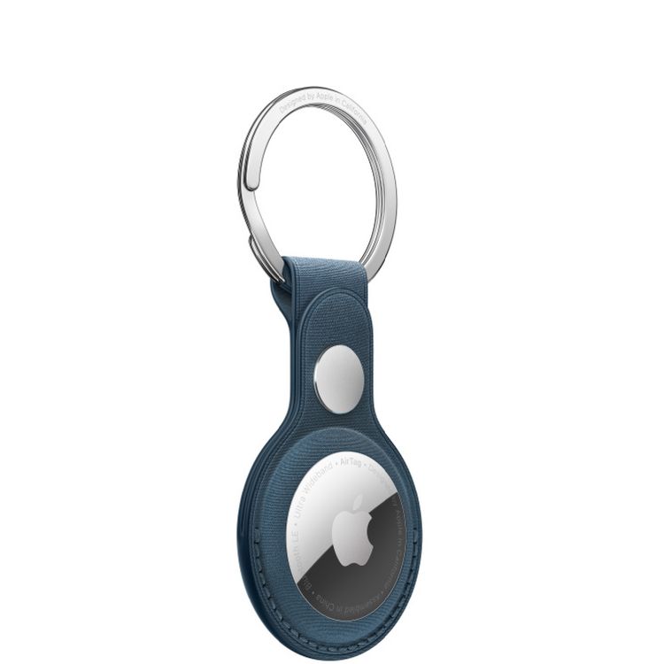 Apple AirTag FineWoven Key Ring - Pacific Blue