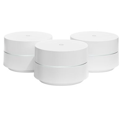 Google Wifi Router (3-Pack) is Scalable & Flexible Connected Wi-Fi System  Replaces Existing Router to provide Consistently Strong signal - White