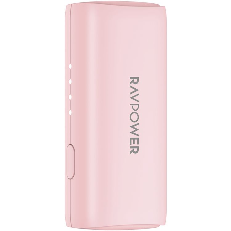 راف باور باور بانك محمول 3350 مللي أمبير مع تقنية الشحن السريع ايسمارت شحن سريع ، شاحن محمول صغير الحجم ، تصميم مريح ، غلاف مضاد للخدش ، مؤشر شحن ليد ، باور بانك للحماية من الحرارة الزائدة