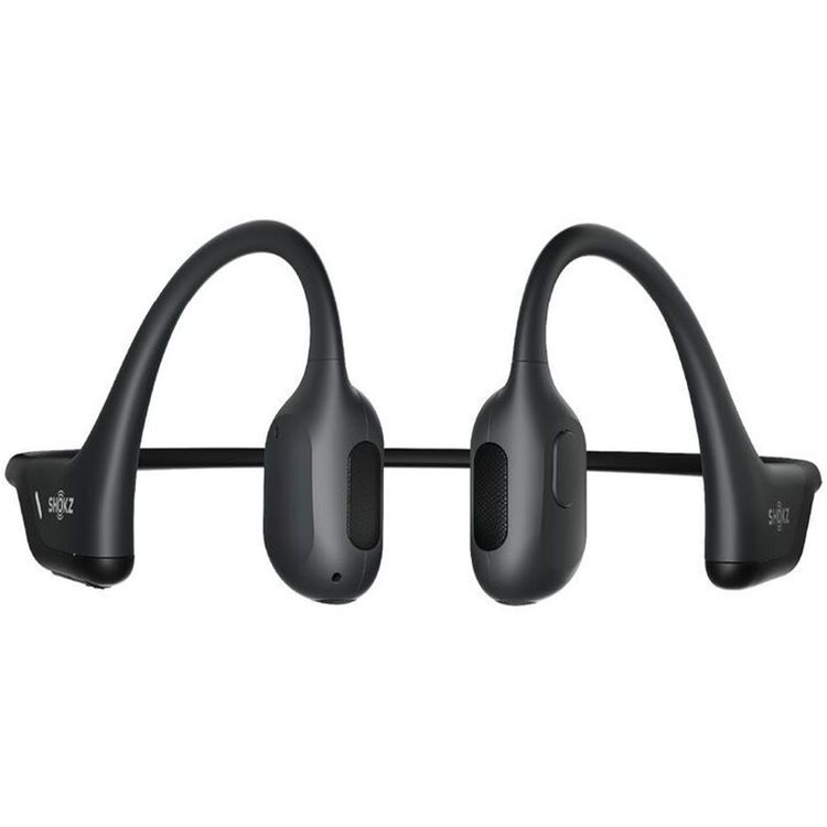 سماعة رأس لاسلكية صغيرة من SHOKZ OpenRun Pro مزودة بميكروفون مدمج وجودة صوت ممتازة وحجم أصغر وملاءمة أفضل - أسود