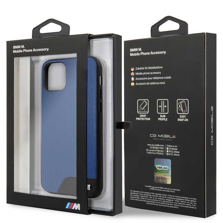 CG Mobile BMW Hard Case Smooth PU Leather Compatible For iPhone 11 Pro (5.8") Officially Licensed, Shock