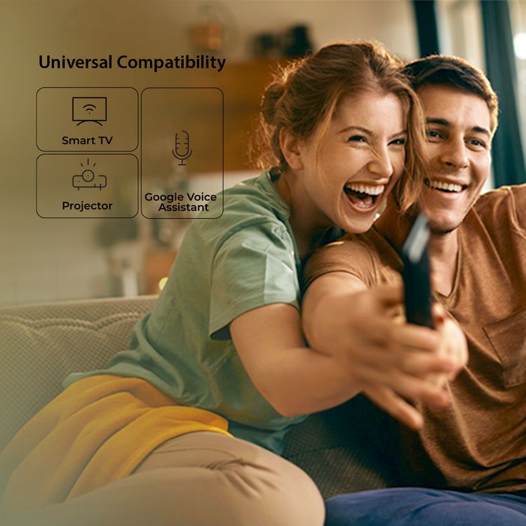 جهاز Green Lion Wireless Remote Pro مع لوحة مفاتيح وفأرة، اتصال 2.4G + بلوتوث، دقة 1200 DPI، منفذ شحن Type-C، مساعد صوتي، 61 مفتاح للوحة المفاتيح، سعة بطارية 300mAh، لوحة مفاتيح صغيرة – باللون الأسود.