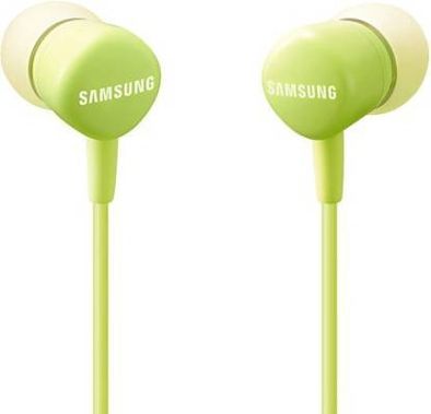 Samsung HS130 Stereo Headset with Microphone, In-Ear Wired Headphones with Built-in Control, 3.5mm Headphone Connector - Green