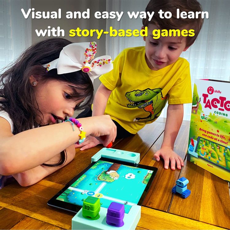 Tacto Coding by PlayShifu (app Based) - Learn to Code While Helping Animals | STEM Toy for Both Boys and Girls Between The Ages of 4 to 10
