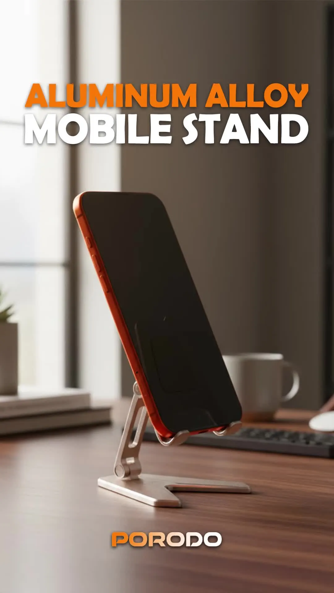 Porodo Mobile Stand 4-8" | UAE (PD-HSM21-SL)