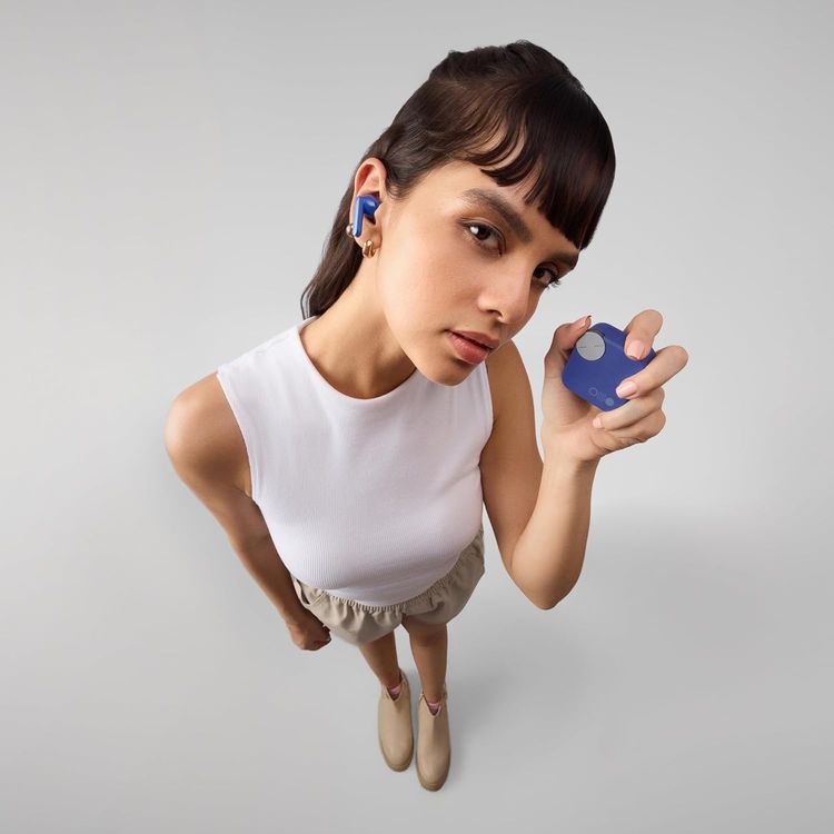 CMF By Nothing Buds Pro 2 with 50dB Hybrid ANC, Up to 43 Hours Battery Life, Type-C Charging Port, Bluetooth Version 5.4, IP55 Water Resistance Level, 11mm Bass Driver, 6mm Micro-Planar Tweeter, Fast Charge Support - Blue