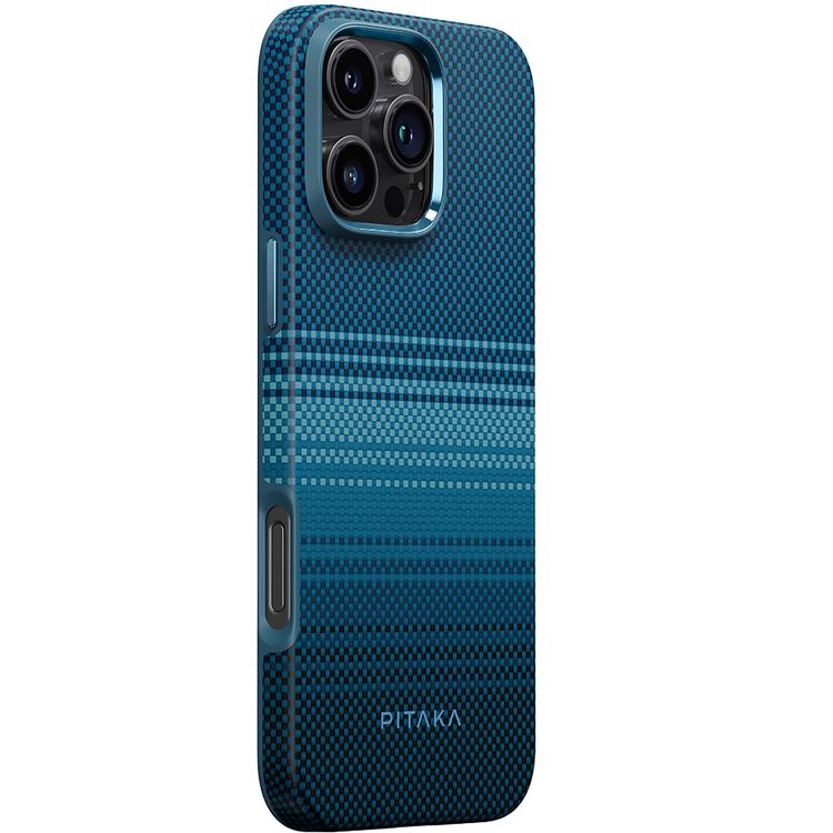 Pitaka Military Grade Case for iPhone 16 Pro, Military-Grade Shockproof Case, Built-in NFC, Raised Camera Lip, MagSafe Compatible - Moonrise