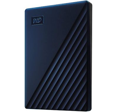WD 5TB My Passport for Mac Portable External Hard Drive , USB-C/USB-A - WDBA2F0050BBL-WESN - Blue