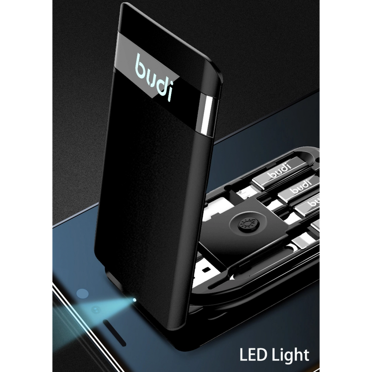 Budi Wireless Charger Multi Functional Box - Black