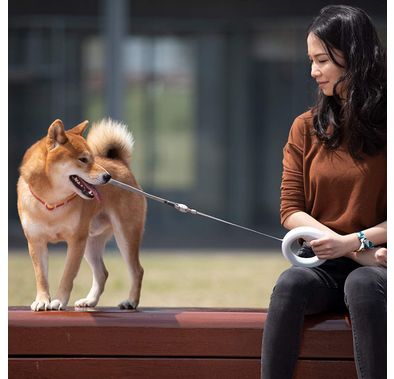 Xiaomi Moestar Retractable Dog Leash 2 with LED Light (MS0030002-PK) - Cherry Pink