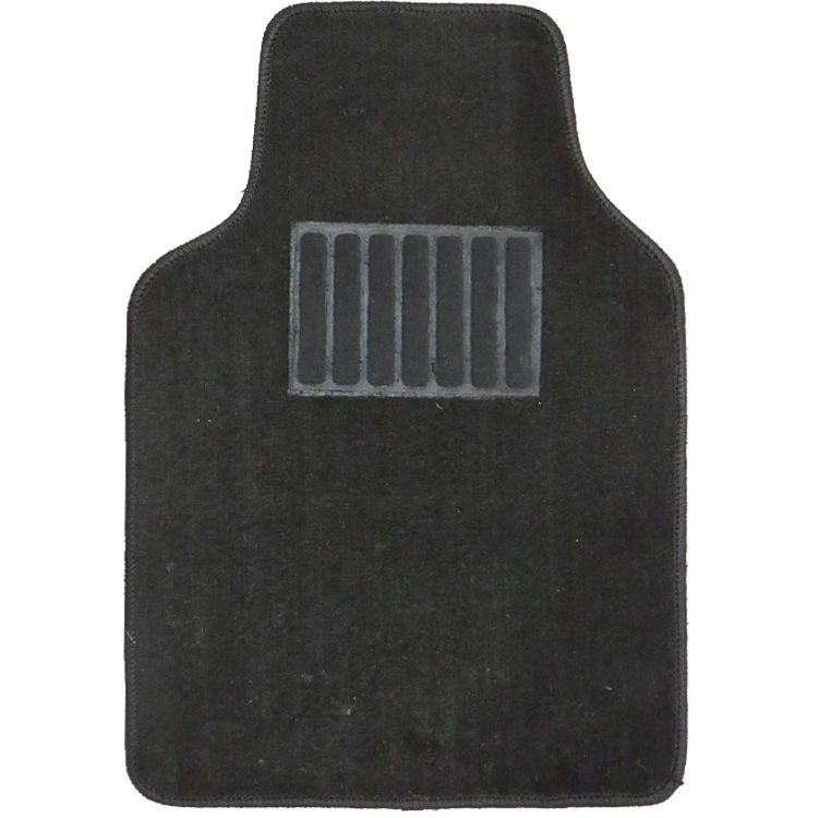 RoadPower Universal Car Floor Mats Fabric - Black